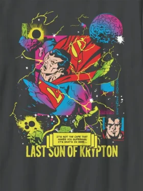 Camiseta con diseño de Superman «Hijo de Krypton» para niños
