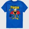 Camiseta con diseño «Doodle» de Thor de Marvel para niños pequeños, con pantalones cortos