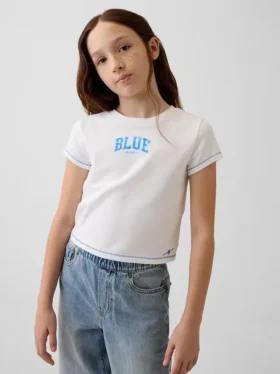 Camiseta con diseño «Get Blue» para niños