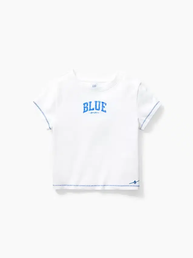 Camiseta con diseño «Get Blue» para niños