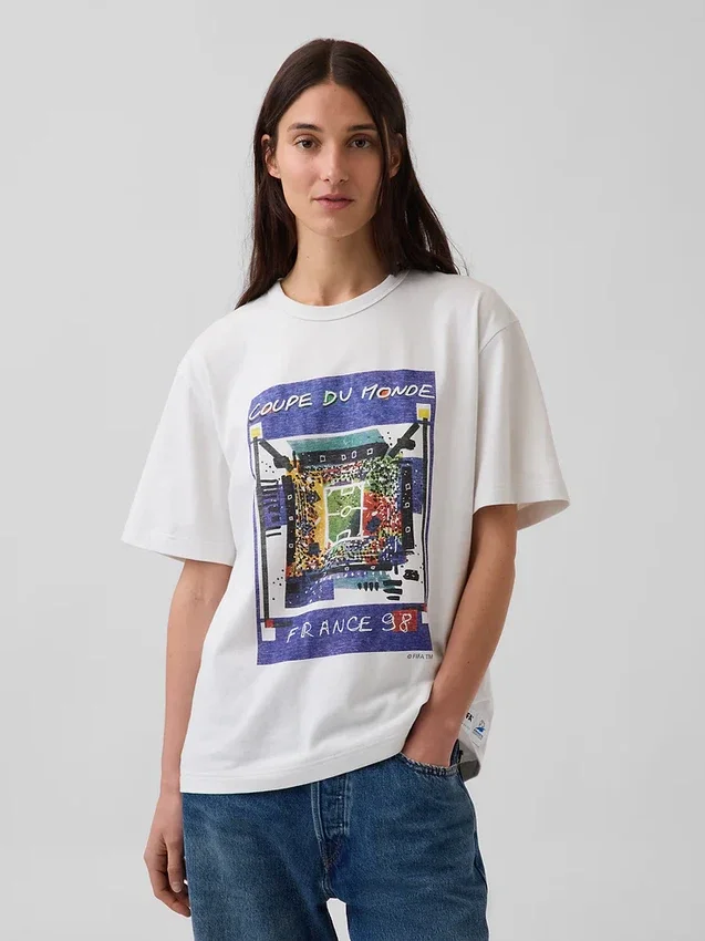 Camiseta con diseño gráfico de estilo relajado de la Copa Mundial de la FIFA™