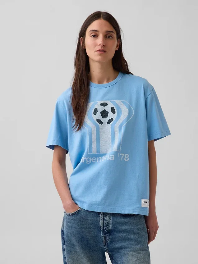 Camiseta con diseño gráfico de estilo relajado de la Copa Mundial de la FIFA™