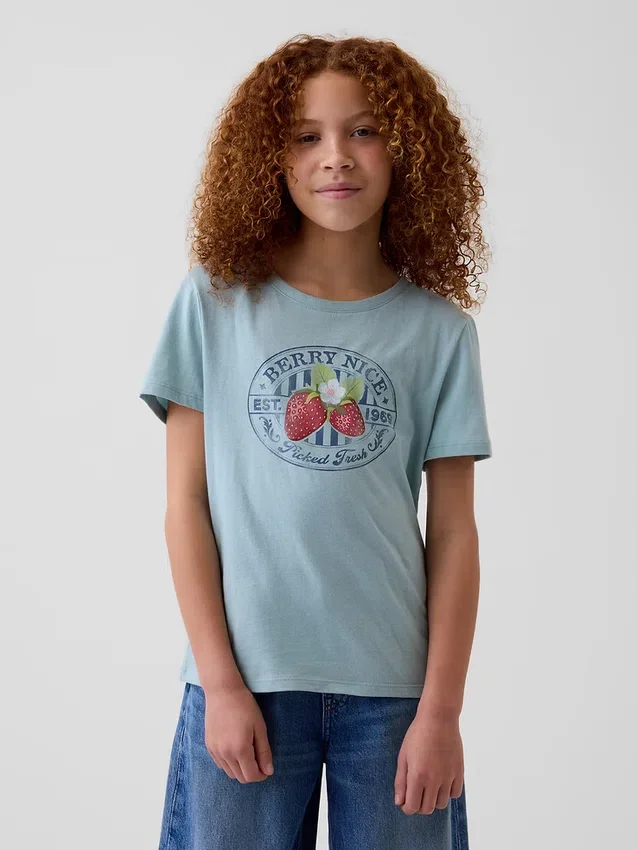Camiseta con diseño gráfico para niños