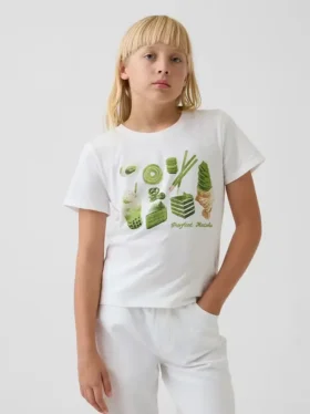 Camiseta con diseño gráfico para niños
