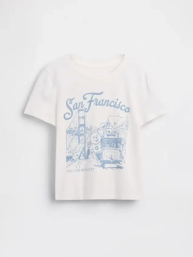 Camiseta con diseño gráfico para niños