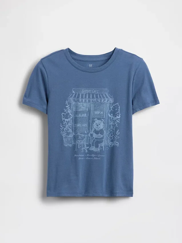 Camiseta con diseño gráfico para niños