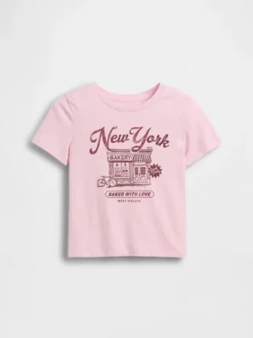 Camiseta con diseño gráfico para niños