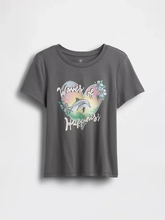 Camiseta con diseño gráfico para niños