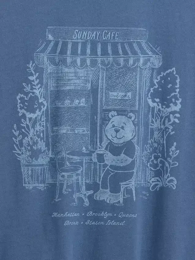 Camiseta con diseño gráfico para niños