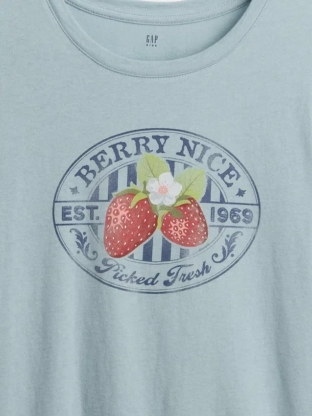 Camiseta con diseño gráfico para niños