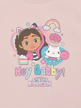 Camiseta con diseño «Hey Gabby» de la serie «La casa de muñecas de Gabby» para niños pequeños