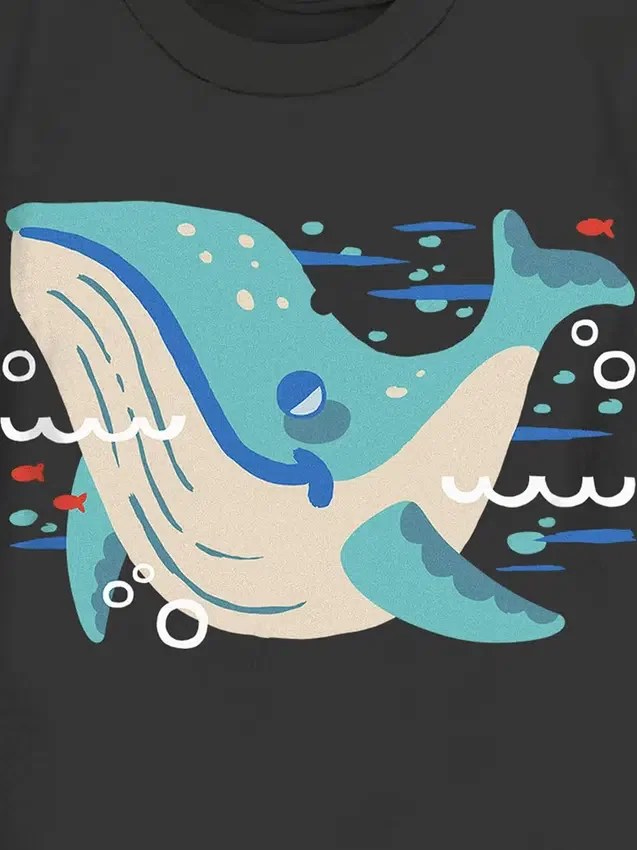 Camiseta con diseño «Its a Whale» para niños pequeños