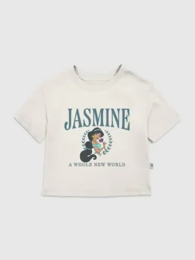 Camiseta con diseño «Jasmine Collegiate» para niños pequeños