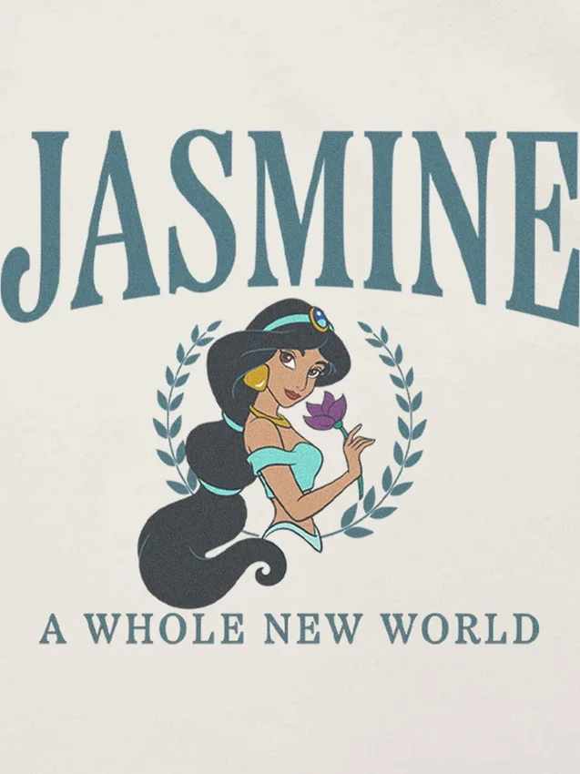 Camiseta con diseño «Jasmine Collegiate» para niños pequeños
