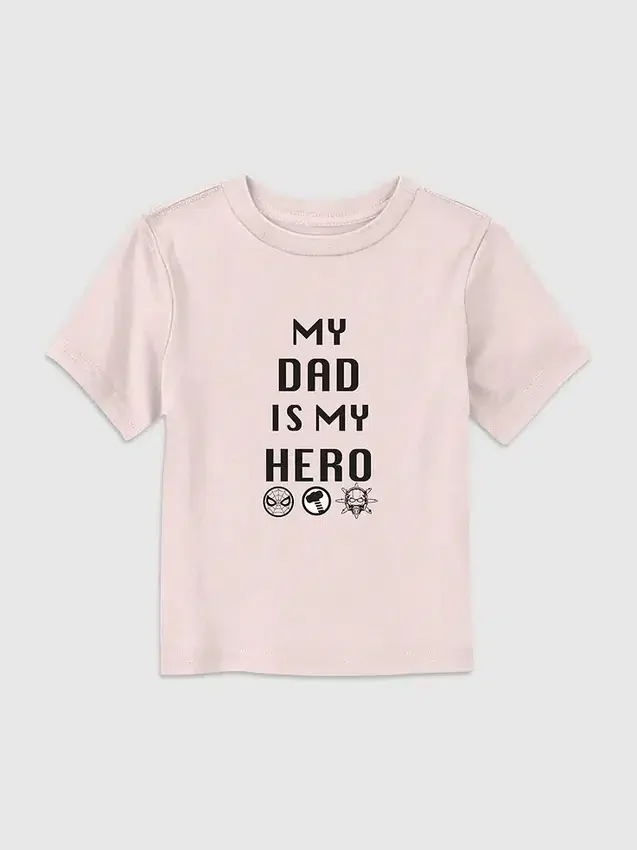 Camiseta con diseño «Marvel Hero Dad» para niños pequeños