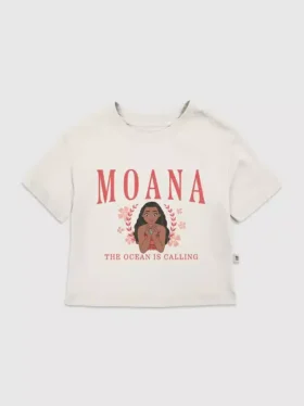 Camiseta con diseño «Moana Collegiate» para niños pequeños