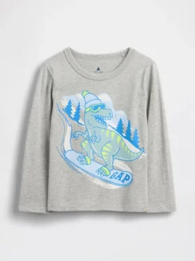 Camiseta con diseño para bebés y niños pequeños