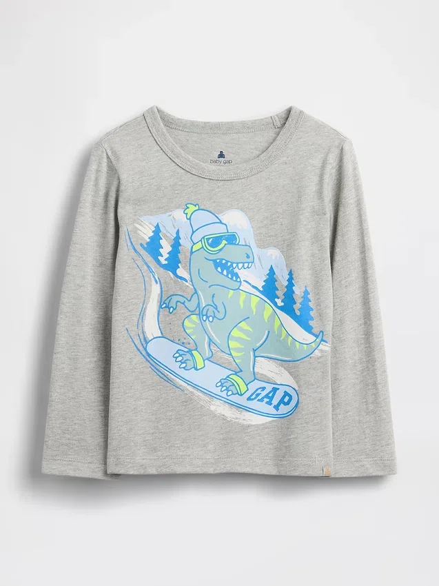 Camiseta con diseño para bebés y niños pequeños