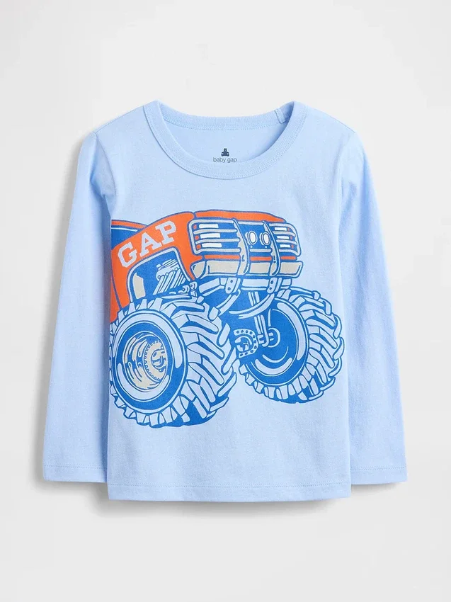 Camiseta con diseño para bebés y niños pequeños