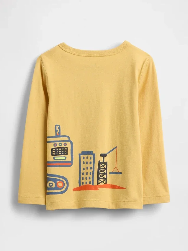 Camiseta con diseño para bebés y niños pequeños