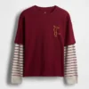 Camiseta con diseño para niños 2 en 1