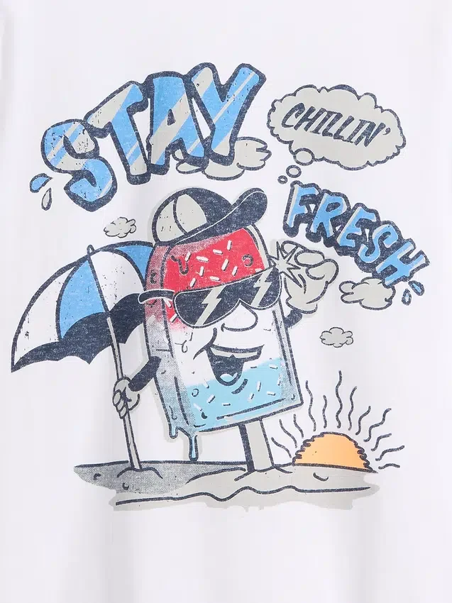 Camiseta con diseño para niños