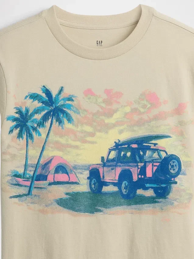 Camiseta con diseño para niños