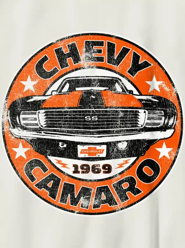 Camiseta con diseño para niños de Chevy Camaro