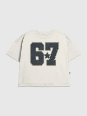 Camiseta con diseño «Six Seven» para niños