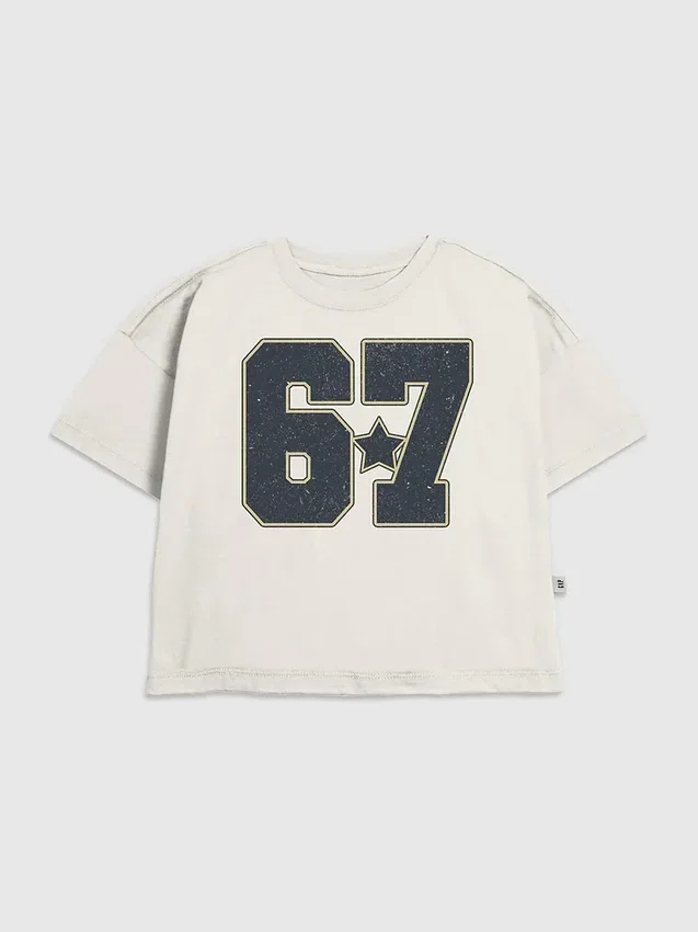 Camiseta con diseño «Six Seven» para niños