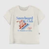 Camiseta con diseño «Snowboard Club» para niños pequeños