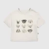 Camiseta con diseño variado de cachorritos para niños pequeños
