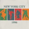 Camiseta con diseño vintage de deportes de invierno para niños pequeños