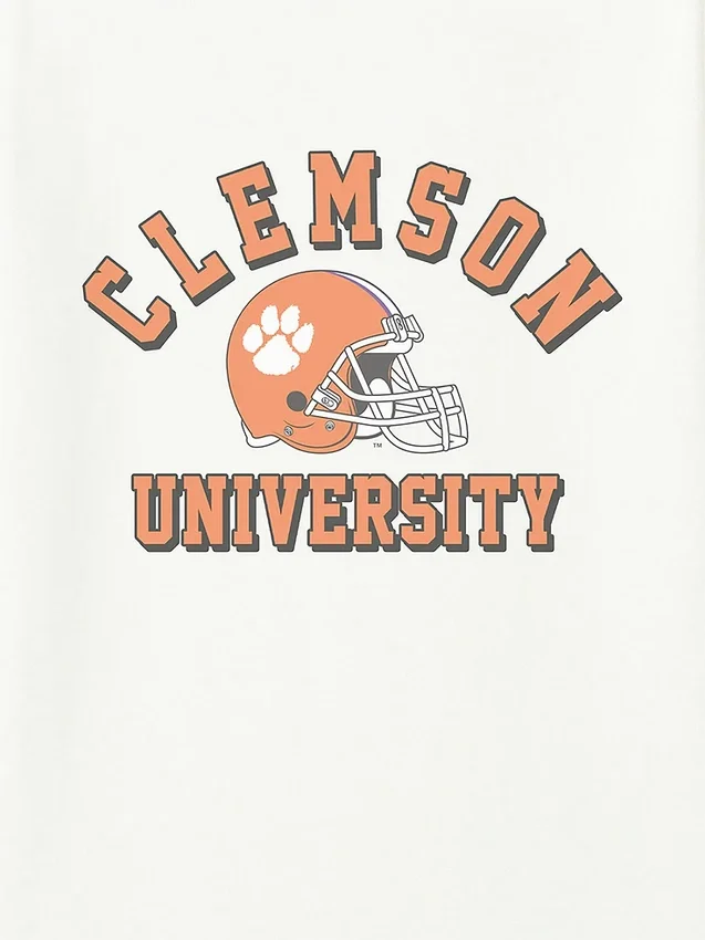 Camiseta con diseño vintage de fútbol americano de la Universidad de Clemson