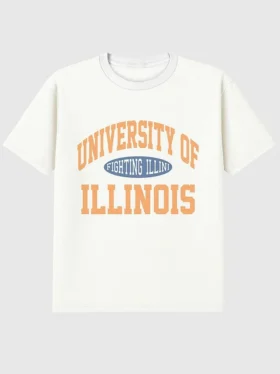 Camiseta con diseño vintage de los Fighting Illini de la Universidad de Illinois