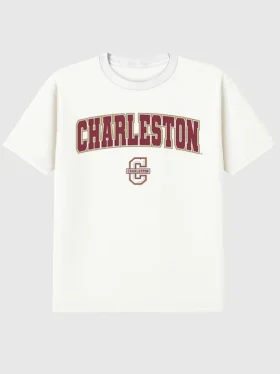 Camiseta con el Arch Logo de la Universidad de Charleston como diseño secundario