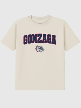 Camiseta con el Arch Logo de la Universidad de Gonzaga en color oscuro