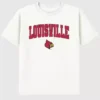 Camiseta con el Arch Logo de la Universidad de Louisville en color oscuro