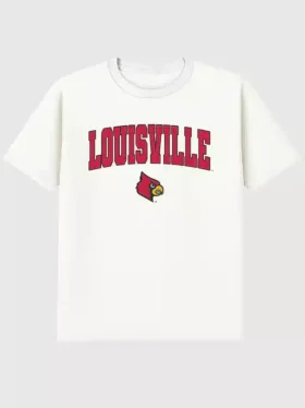 Camiseta con el Arch Logo de la Universidad de Louisville en color oscuro