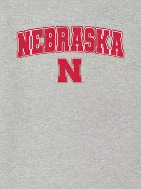 Camiseta con el Arch Logo de la Universidad de Nebraska en color oscuro