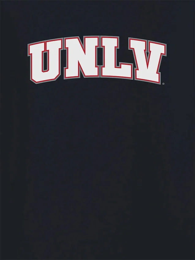 Camiseta con el Arch Logo de la Universidad de Nevada, Las Vegas, como gráfico secundario