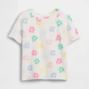 Camiseta con estampado combinable para bebés y niños pequeños