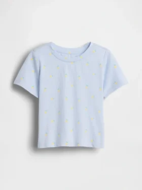 Camiseta con estampado combinable para bebés y niños pequeños