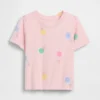 Camiseta con estampado combinable para bebés y niños pequeños