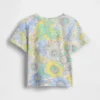 Camiseta con estampado combinable para bebés y niños pequeños