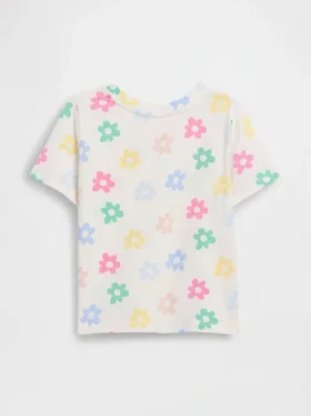 Camiseta con estampado combinable para bebés y niños pequeños