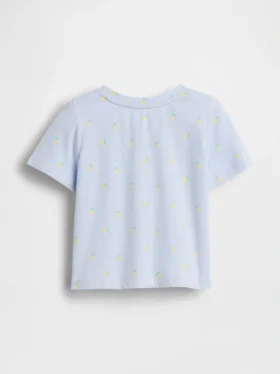 Camiseta con estampado combinable para bebés y niños pequeños