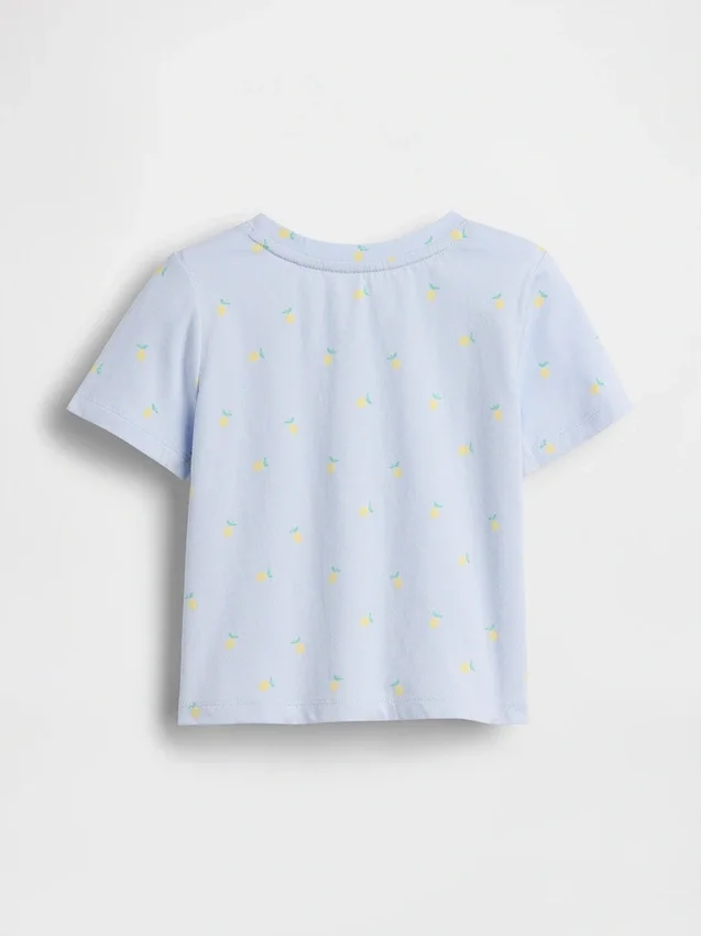 Camiseta con estampado combinable para bebés y niños pequeños
