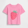Camiseta con estampado para bebés y niños, combinable