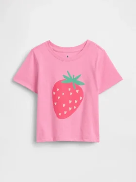 Camiseta con estampado para bebés y niños, combinable